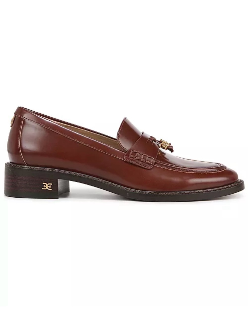 Sam Edelman Denise Tassel Penny Loafer Spiced Brandy Leather